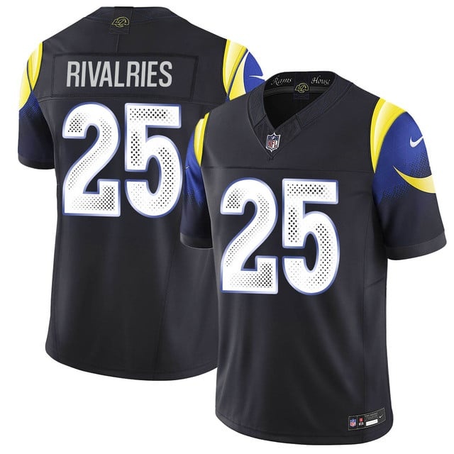 Personalized Men’s Los Angeles Rams #25 Rivalries F.U.S.E. Limited Rivalry Series Jersey