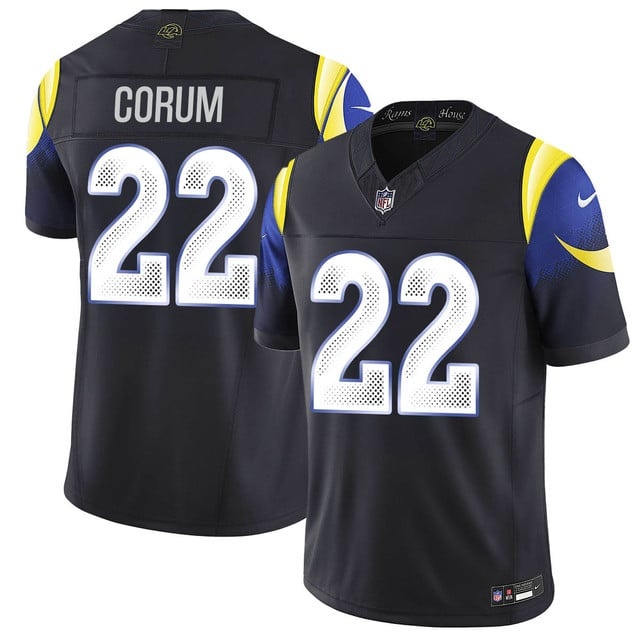 Personalized Men’s Los Angeles Rams #22 Blake Corum F.U.S.E. Limited Rivalry Series Jersey