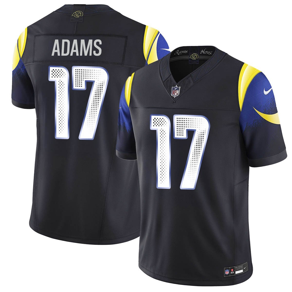 Personalized Men’s Los Angeles Rams #17 Davante Adams F.U.S.E. Limited Rivalry Series Jersey