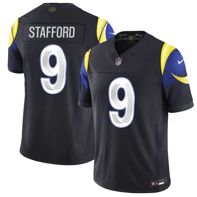 Personalized Men’s #9 Matthew Stafford Los Angeles Rams F.U.S.E. Limited Rivalry Series Jersey