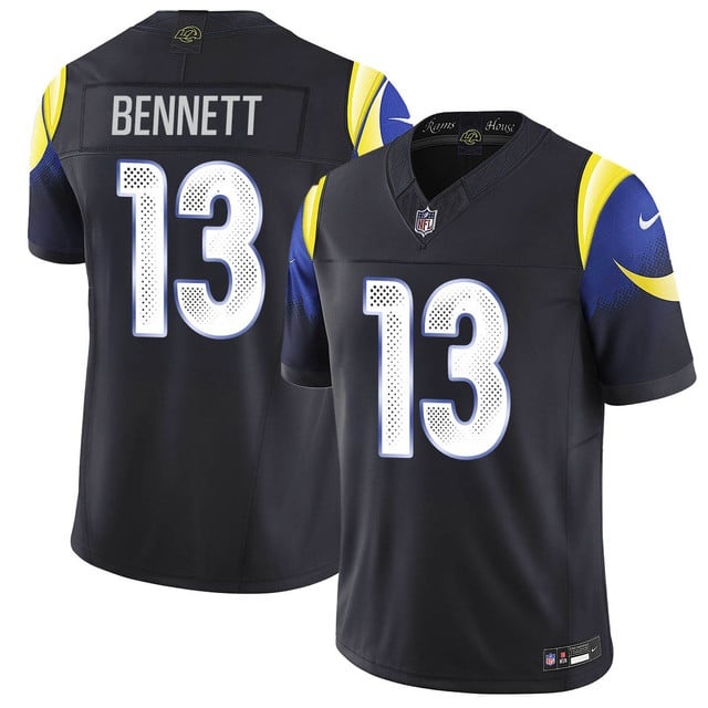 Personalized Men’s #13 Stetson Bennett Los Angeles Rams F.U.S.E. Limited Rivalry Series Jersey