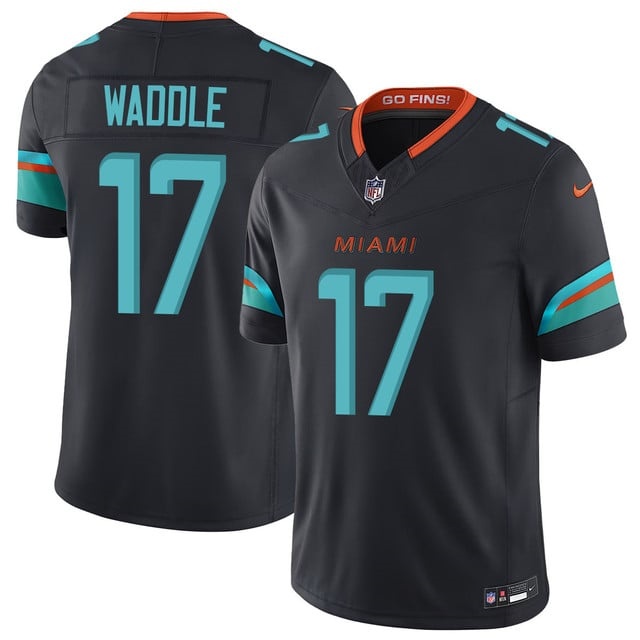 Personalized Men’s Miami Dolphins #17 Jaylen Waddle F.U.S.E. Limited Rivalry Series Jersey