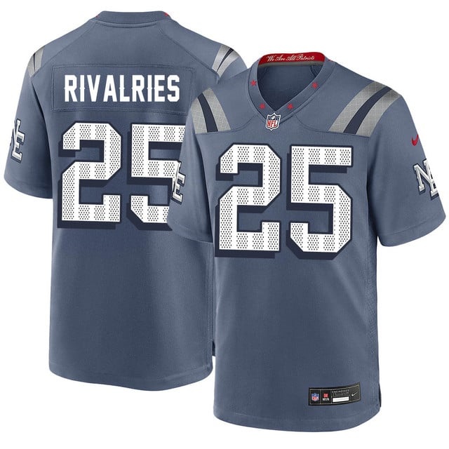 Personalized Men’s New England Patriots #25 Rivalries F.U.S.E. Limited Rivalry Series Jersey