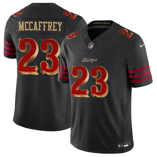 Personalized Men’s San Francisco 49ers #23 Christian McCaffrey F.U.S.E. Limited Rivalry Series Jersey