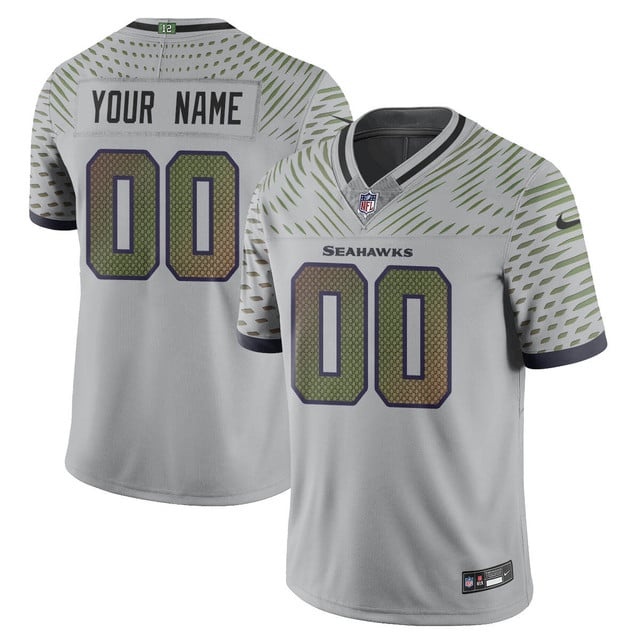 Personalized Custom Men’s Seattle Seahawks F.U.S.E. Limited Rivalry Series Jersey