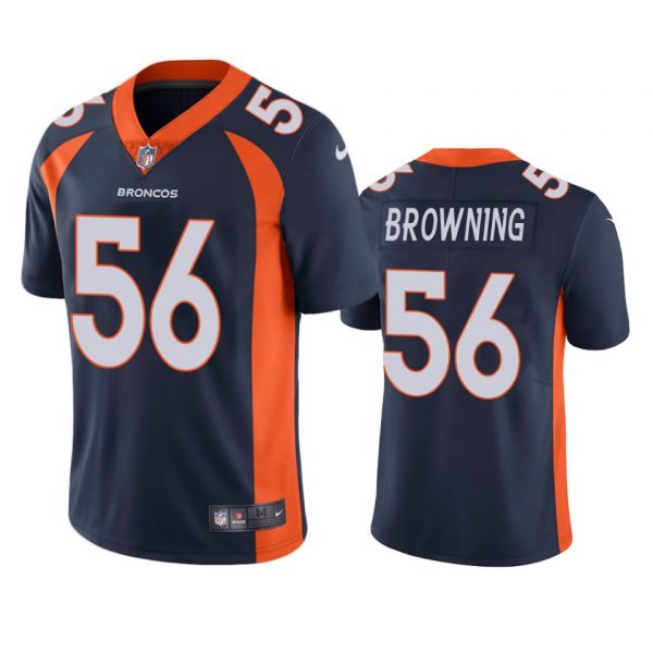 Personalized Men’s Baron Browning Denver Broncos Limited Footbal Jersey Navy