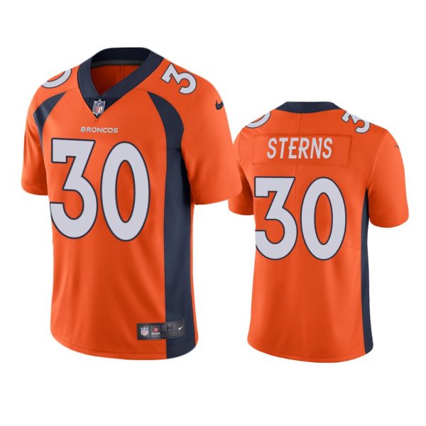 Personalized Men’s Caden Sterns Denver Broncos Limited Footbal Jersey Orange