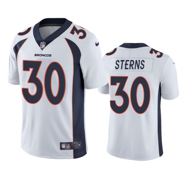 Personalized Men’s Caden Sterns Denver Broncos Limited Footbal Jersey White
