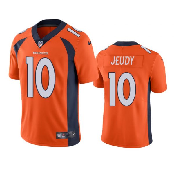 Personalized Men’s Jerry Jeudy Denver Broncos Limited Footbal Jersey Orange
