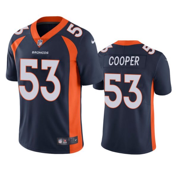 Personalized Men’s Jonathon Cooper Denver Broncos Limited Footbal Jersey Navy