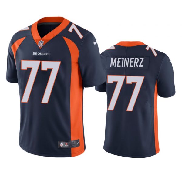 Personalized Men’s Quinn Meinerz Denver Broncos Limited Footbal Jersey Navy