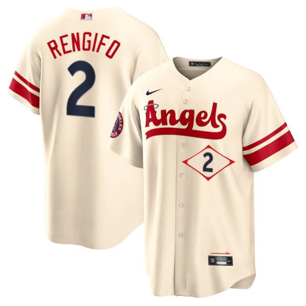 Personalized Men’s Los Angeles Angels Luis Rengifo City Connect Special Edition Cream Stitched Jersey