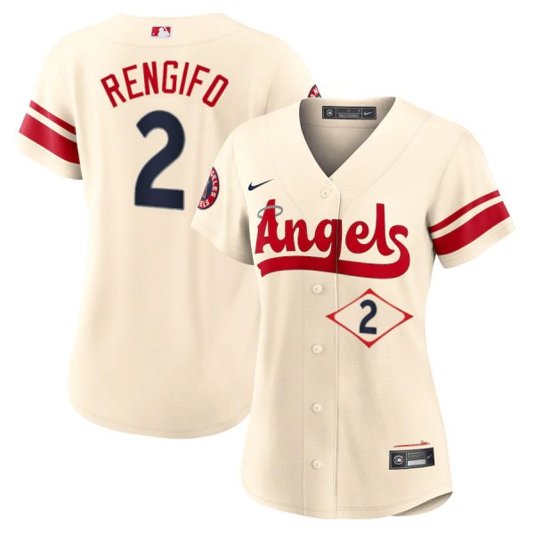 Personalized Women’s Los Angeles Angels Luis Rengifo City Connect Special Edition Cream Stitched Jersey