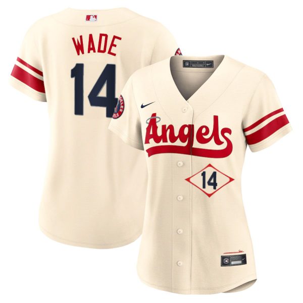 Personalized Women’s Los Angeles Angels Tyler Wade City Connect Special Edition Cream Stitched Jersey