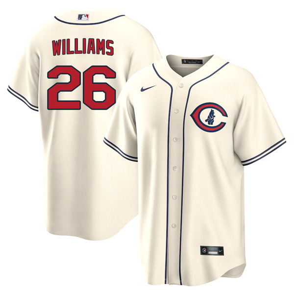 Personalized Youth Chicago Cubs Billy Williams 2022 Field of Dreams Cream Stitched Jersey With Name