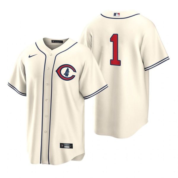Personalized Youth Chicago Cubs Nick Madrigal 2022 Field of Dreams Cream Stitched Jersey