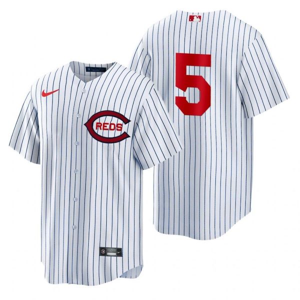 Personalized Youth Cincinnati Reds Johnny Bench 2022 Field of Dreams White Stitched Jersey
