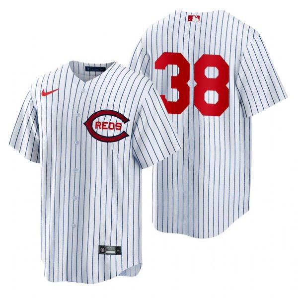 Personalized Youth Cincinnati Reds Justin Dunn 2022 Field of Dreams White Stitched Jersey