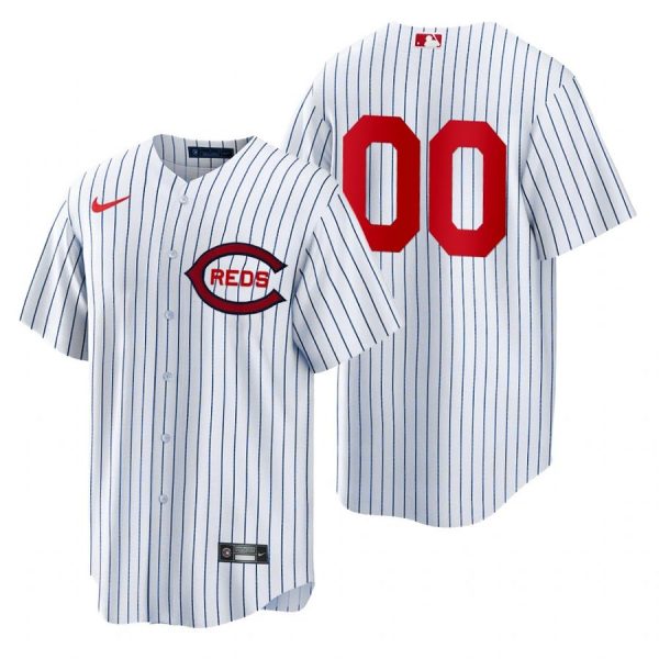 Personalized Youth Cincinnati Reds 2022 Field of Dreams White Stitched Jersey