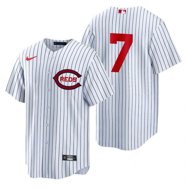 Personalized Youth Cincinnati Reds Donovan Solano 2022 Field of Dreams White Stitched Jersey