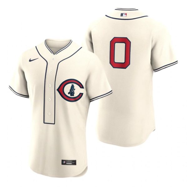 Personalized Men’s Flex Base Chicago Cubs Marcus Stroman 2022 Field of Dreams Cream Stitched Jersey
