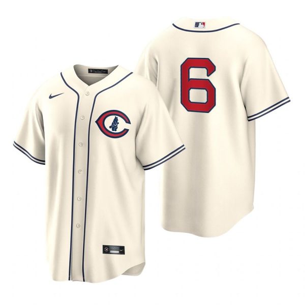 Personalized Men’s Cool Base Chicago Cubs Zach Mckinstry 2022 Field of Dreams Cream Stitched Jersey