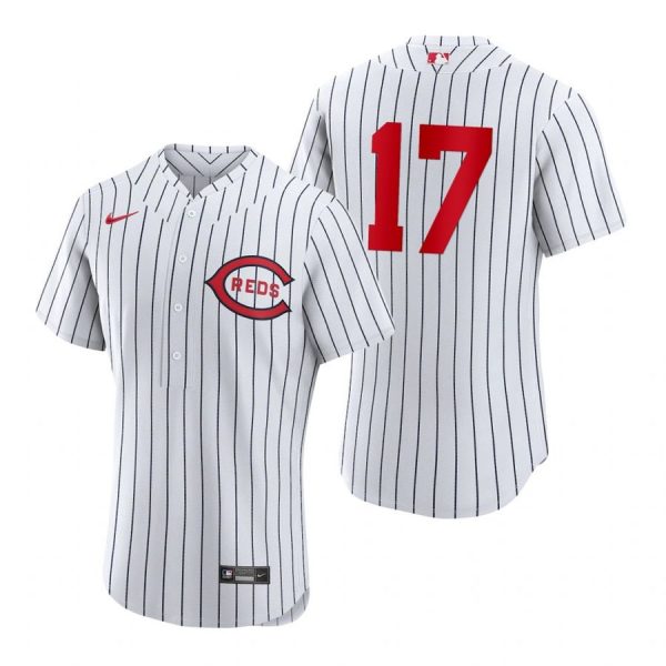 Personalized Men’s Flex Base Cincinnati Reds Kyle Farmer 2022 Field of Dreams White Stitched Jersey