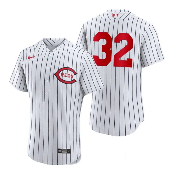 Personalized Men’s Flex Base Cincinnati Reds Max Schrock 2022 Field of Dreams White Stitched Jersey