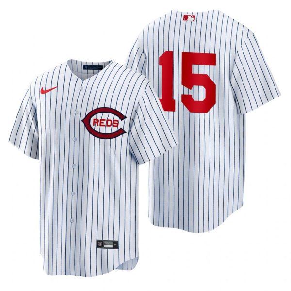 Personalized Men’s Cool Base Cincinnati Reds Nick Senzel 2022 Field of Dreams White Stitched Jersey