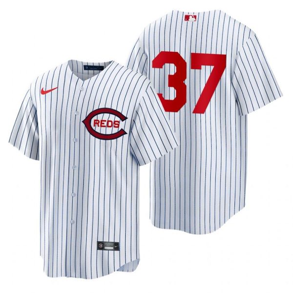 Personalized Men’s Cool Base Cincinnati Reds Tyler Stephenson 2022 Field of Dreams White Stitched Jersey