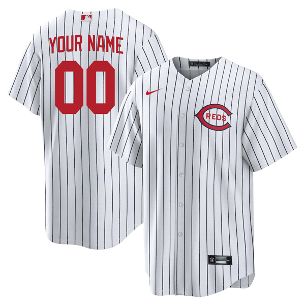Personalized Men’s Cool Base Cincinnati Reds 2022 Field of Dreams White Stitched Jersey With Name