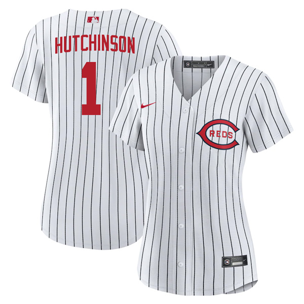 Personalized Women’s Cincinnati Reds Fred Hutchinson 2022 Field of Dreams White Stitched Jersey With Name