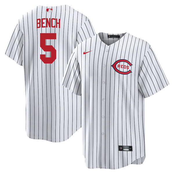 Personalized Men’s Cool Base Cincinnati Reds Johnny Bench 2022 Field of Dreams White Stitched Jersey With Name