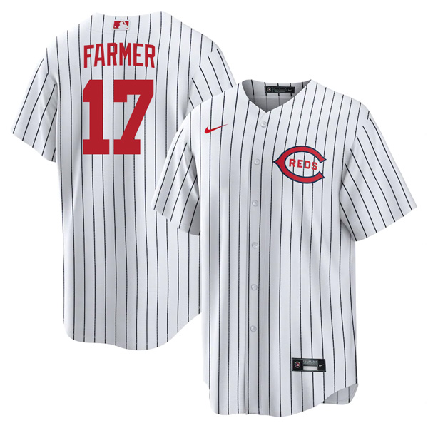 Personalized Men’s Cool Base Cincinnati Reds Kyle Farmer 2022 Field of Dreams White Stitched Jersey With Name