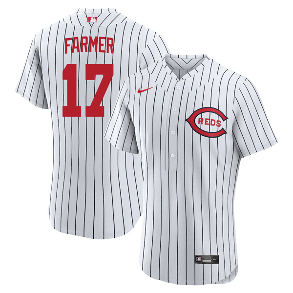 Personalized Men’s Flex Base Cincinnati Reds Kyle Farmer 2022 Field of Dreams White Stitched Jersey With Name