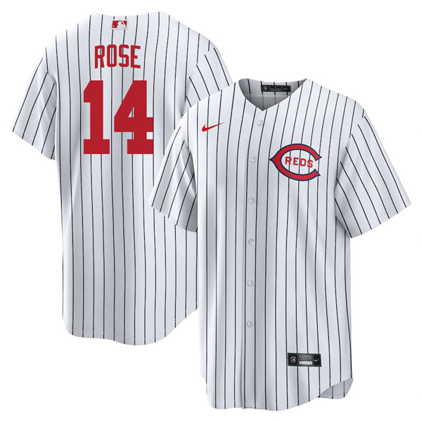 Personalized Men’s Cool Base Cincinnati Reds Pete Rose 2022 Field of Dreams White Stitched Jersey With Name