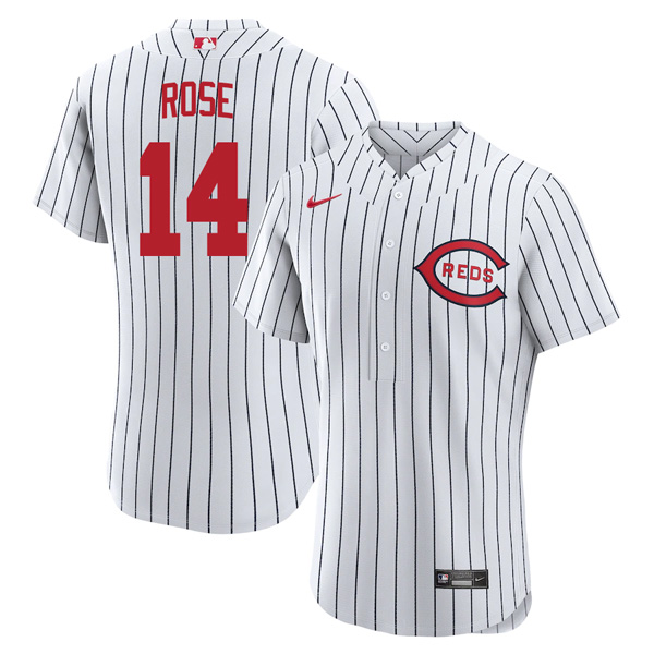 Personalized Men’s Flex Base Cincinnati Reds Pete Rose 2022 Field of Dreams White Stitched Jersey With Name