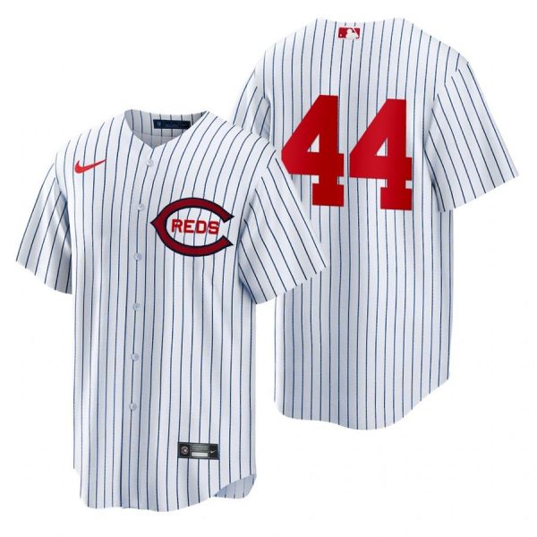 Personalized Men’s Cool Base Cincinnati Reds Aristides Aquino 2022 Field of Dreams White Stitched Jersey