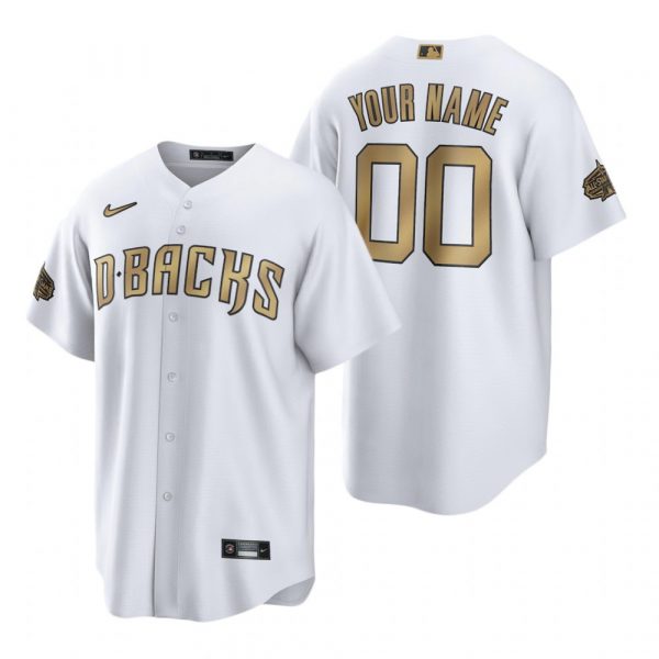 Personalized Men’s Cool Base Arizona Diamondbacks 2022 MLB All-Star Game White Stitched Jersey