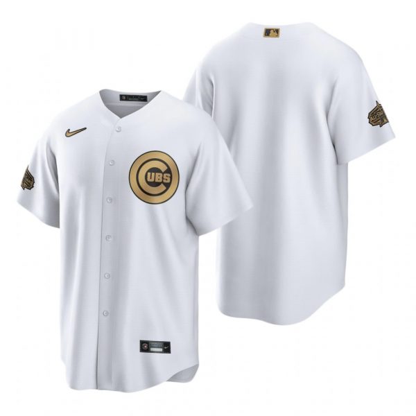 Personalized Men’s Cool Base Chicago Cubs 2022 MLB All-Star Game White Stitched Jersey