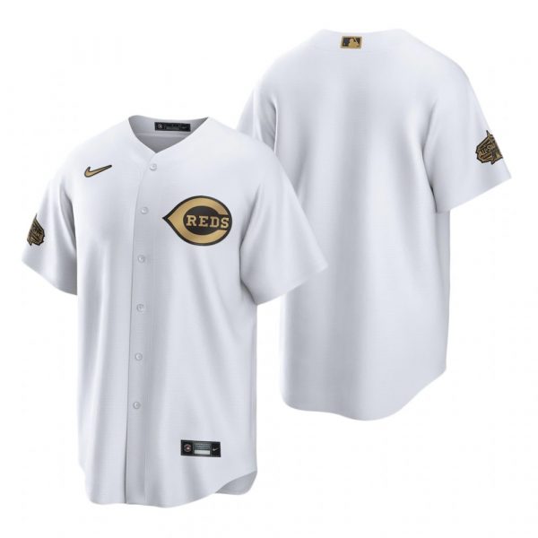 Personalized Men’s Cool Base Cincinnati Reds 2022 MLB All-Star Game White Stitched Jersey