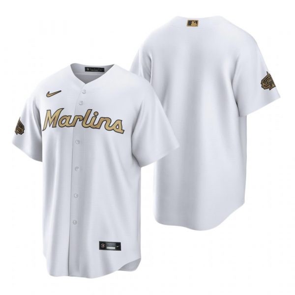 Personalized Men’s Cool Base Miami Marlins 2022 MLB All-Star Game White Stitched Jersey
