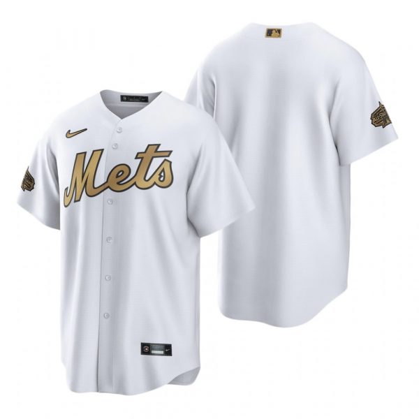 Personalized Men’s Cool Base New York Mets 2022 MLB All-Star Game White Stitched Jersey