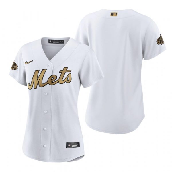 Personalized Women’s New York Mets 2022 MLB All-Star Game White Stitched Jersey