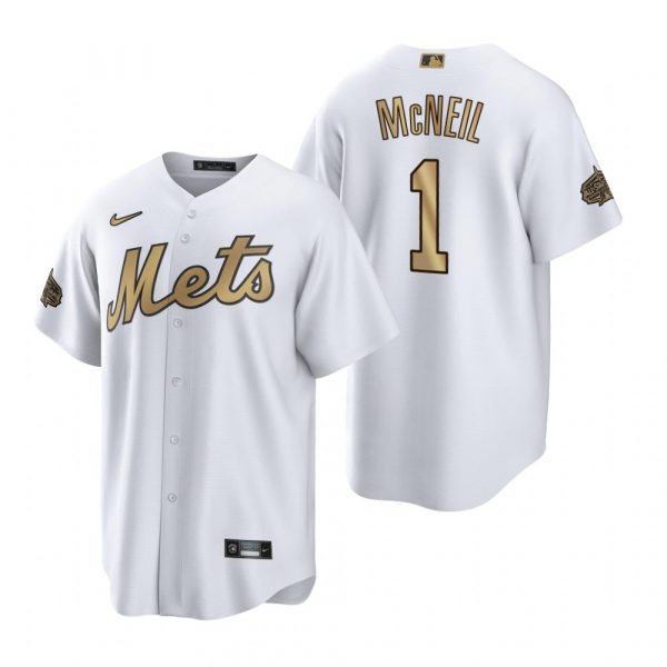 Personalized Men’s Cool Base Jeff Mcneil New York Mets 2022 MLB All-Star Game White Stitched Jersey