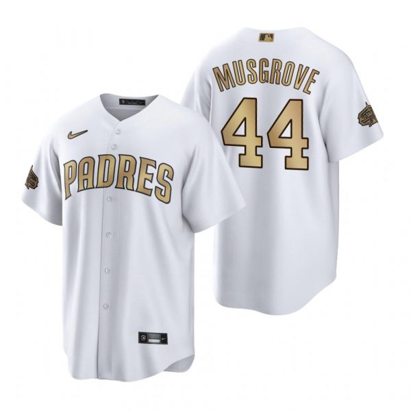 Personalized Men’s Cool Base Joe Musgrove San Diego Padres 2022 MLB All-Star Game White Stitched Jersey