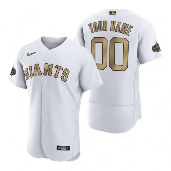 Personalized Men’s Flex Base San Francisco Giants 2022 MLB All-Star Game White Stitched Jersey
