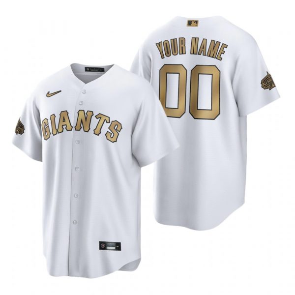 Personalized Men’s Cool Base San Francisco Giants 2022 MLB All-Star Game White Stitched Jersey