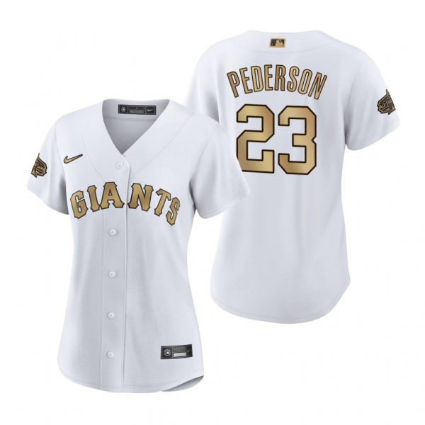 Personalized Women’s Joc Pederson San Francisco Giants 2022 MLB All-Star Game White Stitched Jersey