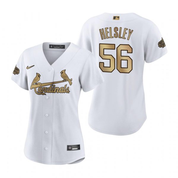 Personalized Women’s Ryan Helsley St. Louis Cardinals 2022 MLB All-Star Game White Stitched Jersey